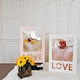 PVC Transparent Window Shopping Packaging Carry Bag Pink Clear Christmas Gift Rose Flower Gift Bag