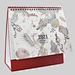 Custom office supplies creative simplicity spiral personalized printed desk calendar