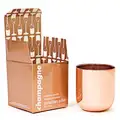 Luxury Gold Printed Candle Container Gift Box Recyclable Foldable Cosmetic Candle Paper Packaging Box