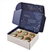 Stylish various pattern foldable corrugated paper candle packaging shipping box for business