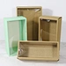 flat packed foldable paper box drawer box  Caja De Rigid Cardboard Boxes For Packaging Handmade Bonbon Telescope Boxes