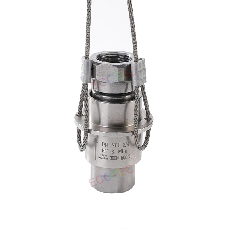 LPG Dispenser Breakaway Valve for Service Station Safety Valve