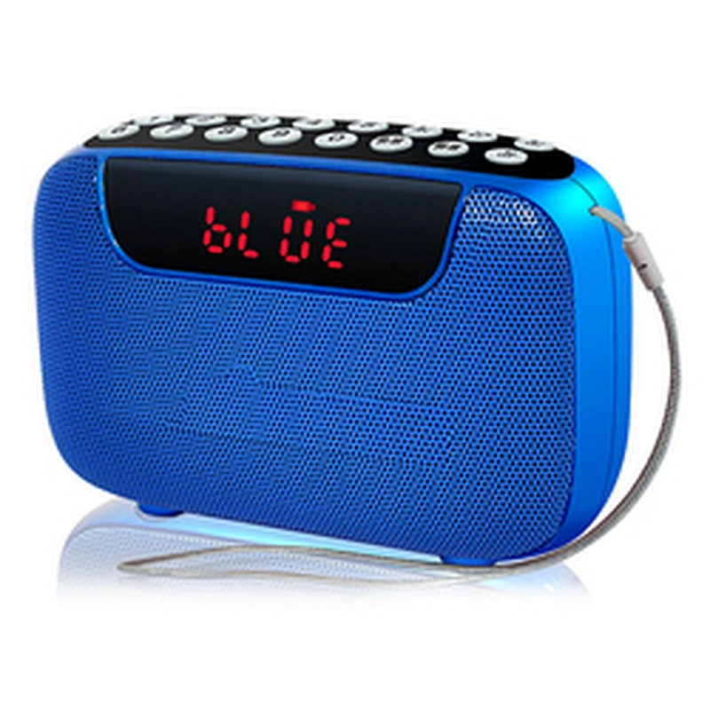 Home Mini Portable Radio FM Pocket Radio with MP3 Digital Radio Speaker Support Micro USB Auto