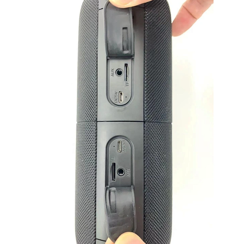 Portable Gaming Stereo IPX5 Waterproof Fabric 2 in 1 Wireless 5.0 Bluetooth Speaker Split With FM Radio Aux