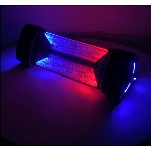 Triangle Boombox Bass Altavoz Wireless Small Outdoor Game Party Bocinas Light Colorful Portable Bluetooth Speaker 2023