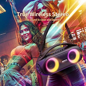 2023 Bass high quality loud Outdoor Waterproof Bass Speakers Professional Subwoofer Party DJ Wireless Portable Speaker