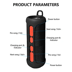 Factory Price Home Sound System Conduction 2 In 1 Bluetooth Speaker For Camping