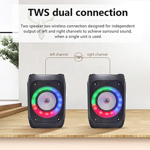 custom small portable Dj karaoke subwoofer amplifier bt wireless 8w speaker