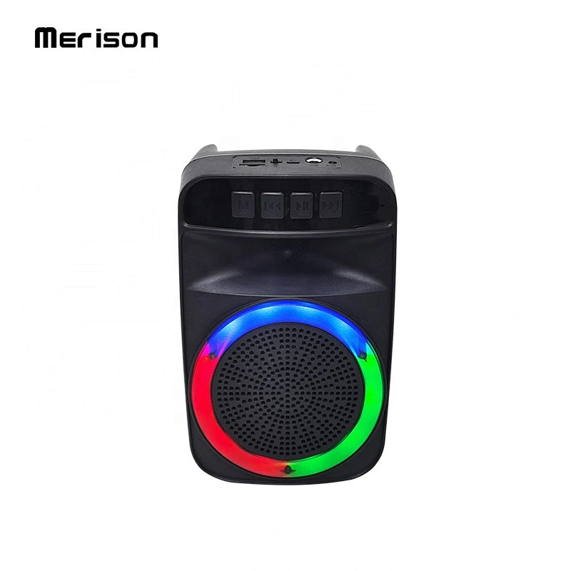 professional audio garden 4 inch 5w portable outdoor wireless karaoke music bluetooth speaker with FM radio