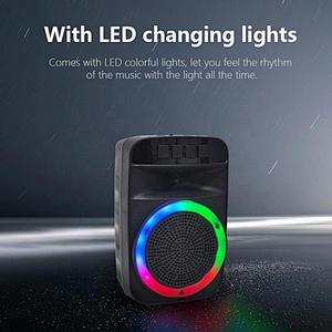professional audio garden 4 inch 5w portable outdoor wireless karaoke music bluetooth speaker with FM radio