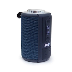 Merison High Quality Small Cylindrical Wireless Speaker Fabric Aluminum Alloy Mini Portable Bluetooth Speakers