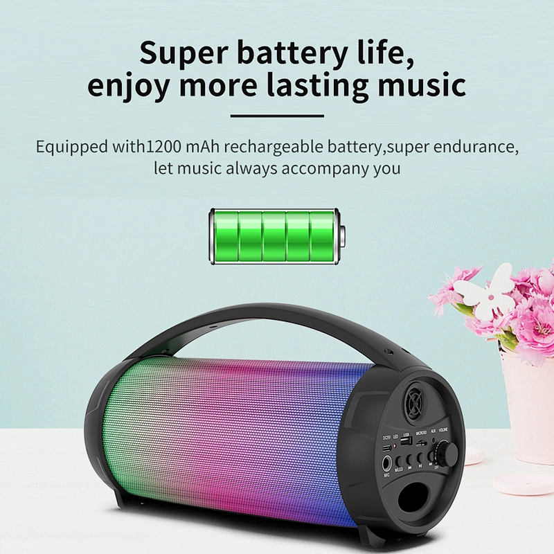 outdoor subwoofer rechargeable sound touch woofer trolley portable karaoke audio TWS wireless speakers blue tooth