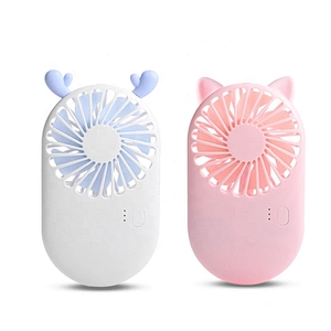 customized portable pink cute electric charging handheld usb rechargeable mini fan for eyelash