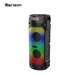 ibastek large portable high power party tower wireless bluetooth speaker