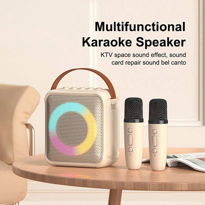 Mini Portable Microphone Audio integrated Microphone Home singing Karaoke Family Wireless BT Outdoor Portable Speaker