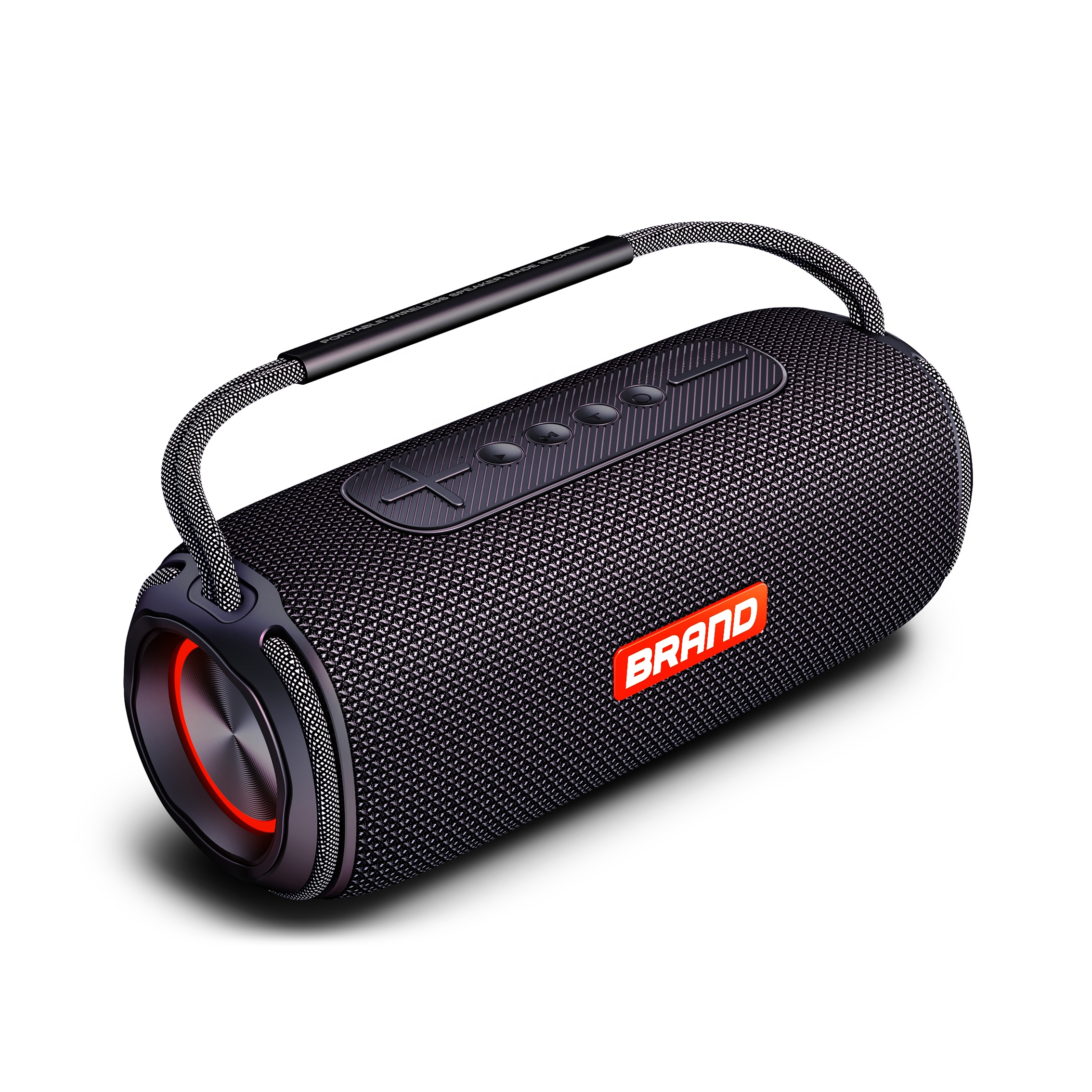 High Quality IPX6 20w Wireless Altavoz Waterproof Outdoor Bluetooth Stereo Speaker With Lanyard