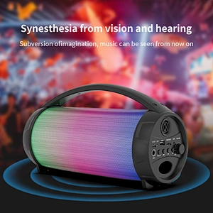 outdoor subwoofer rechargeable sound touch woofer trolley portable karaoke audio TWS wireless speakers blue tooth
