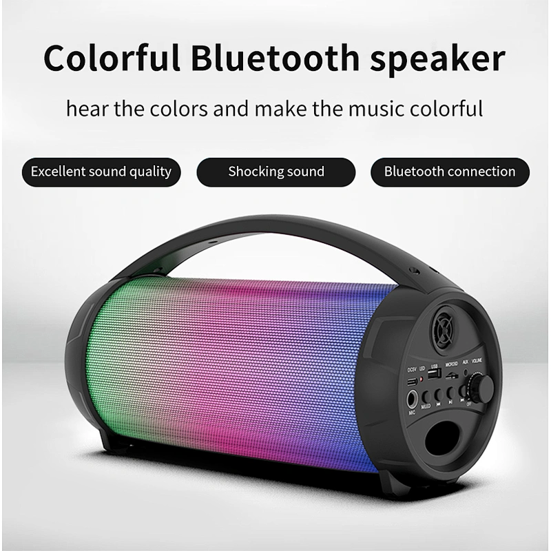 outdoor subwoofer rechargeable sound touch woofer trolley portable karaoke audio TWS wireless speakers blue tooth