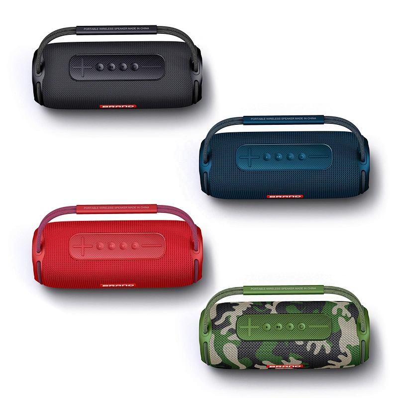 High Quality IPX6 20w Wireless Altavoz Waterproof Outdoor Bluetooth Stereo Speaker With Lanyard