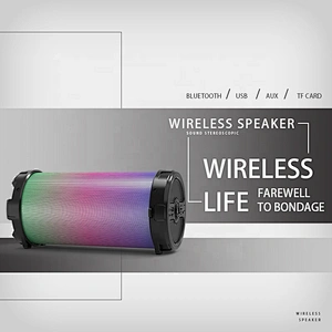 custom logo outdoor portable karaoke audio home theatre system 10W sound led lights bluetooth speaker for mobile phone