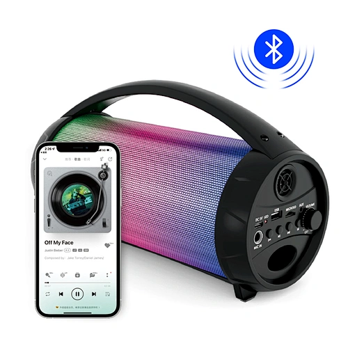 outdoor subwoofer rechargeable sound touch woofer trolley portable karaoke audio TWS wireless speakers blue tooth