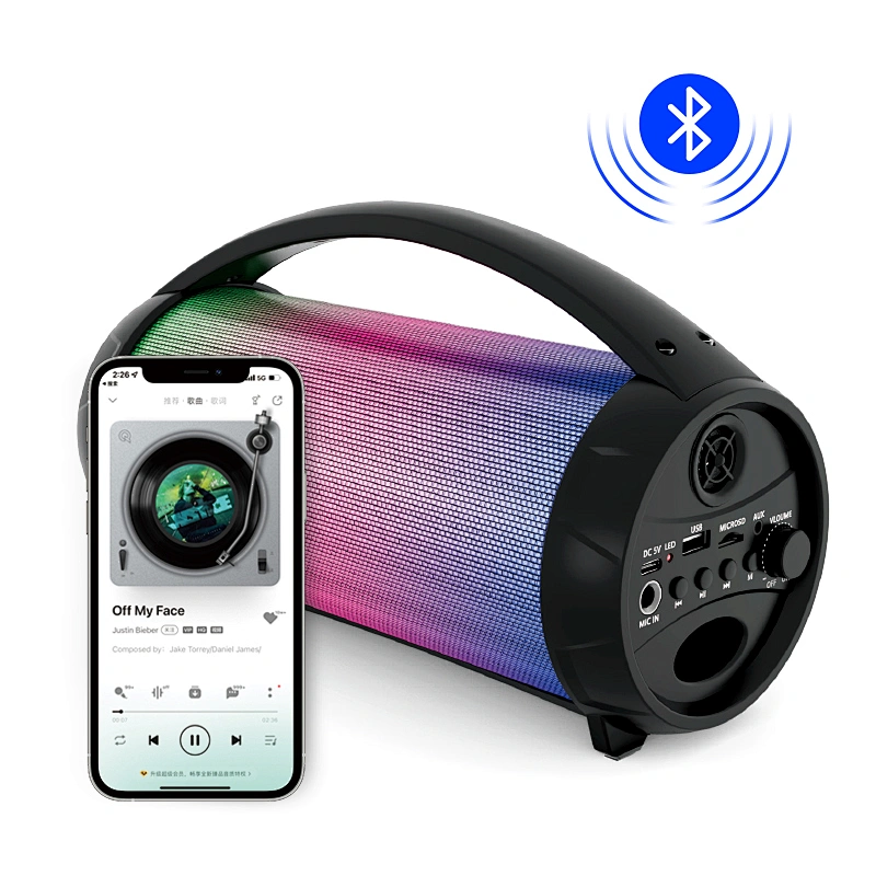 outdoor subwoofer rechargeable sound touch woofer trolley portable karaoke audio TWS wireless speakers blue tooth
