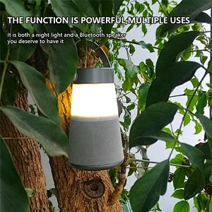 IPX4 waterproof led usb night light speaker bluetooth led table lamp speaker