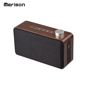 Portable Small Retro Sound Wooden Box Subwoofer Woofer DJ Wood Bluetooth Speaker