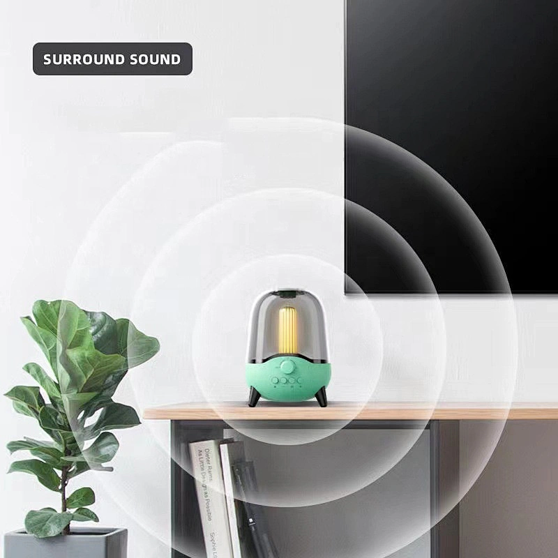 ibastek 5watt 3.7v party led speaker wireless full range speaker portable bluetooth