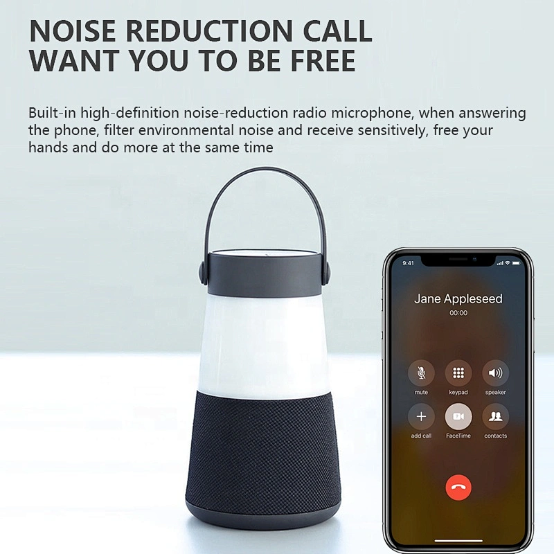 IPX4 waterproof led usb night light speaker bluetooth led table lamp speaker