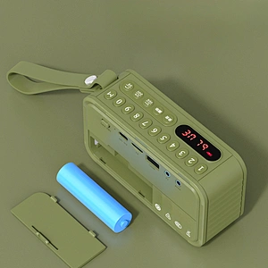 Portable Mini Bluetooth Multi-band FM Radio Lossless Audio Sound Support TF USB AUX Radio Speaker