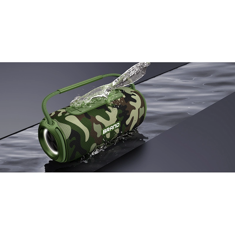 High Quality IPX6 20w Wireless Altavoz Waterproof Outdoor Bluetooth Stereo Speaker With Lanyard