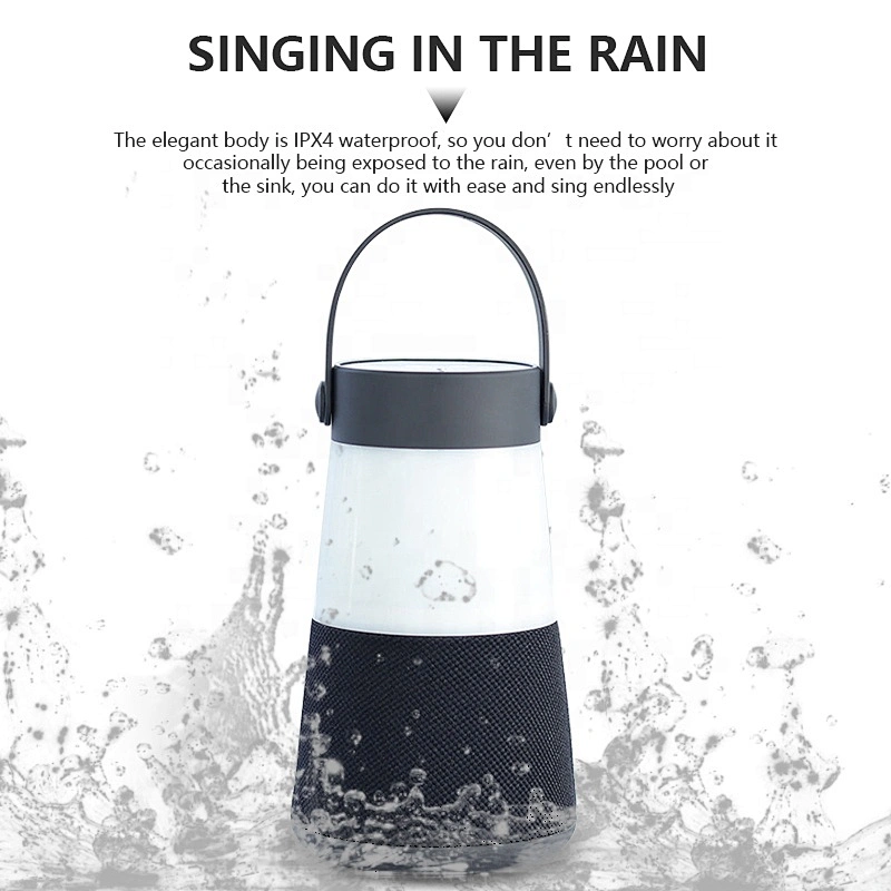 IPX4 waterproof led usb night light speaker bluetooth led table lamp speaker