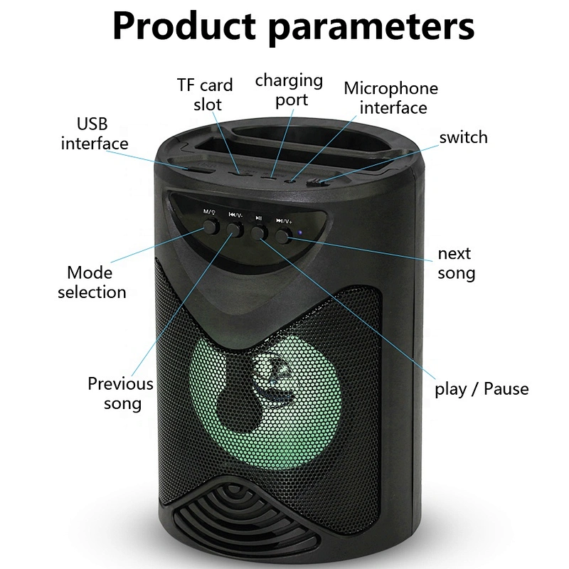 ibastek Wholesale Price MW-541 Small Music System Outdoor Bluetooth Speaker Portable Wireless