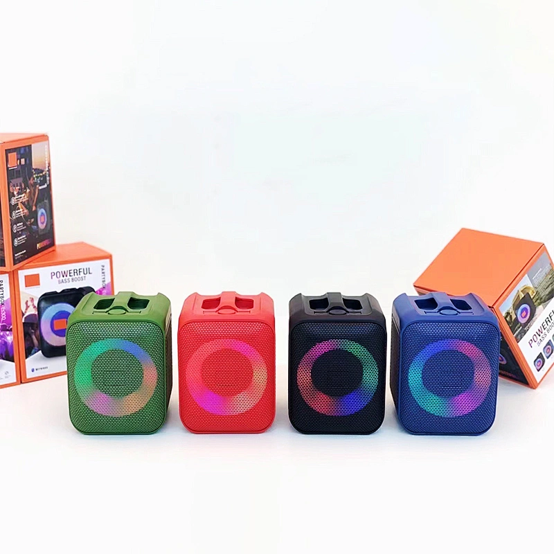 Hot Selling Professional Bass Mini Portable Square Mobile Music Subwoofer Bocinas Bluetooth Speaker Wireless With FM Radio