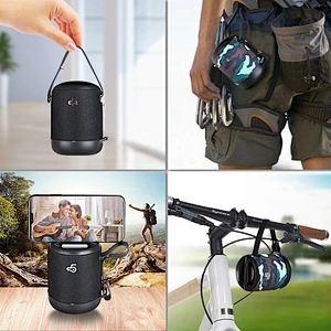 Custom music outdoor 5w 4 ohm 3d sound bluetooth speaker high quality mini plastic