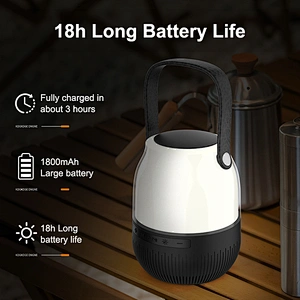 New Design Mini Portable LED Light Decoration Lamp Bluetooth Speaker