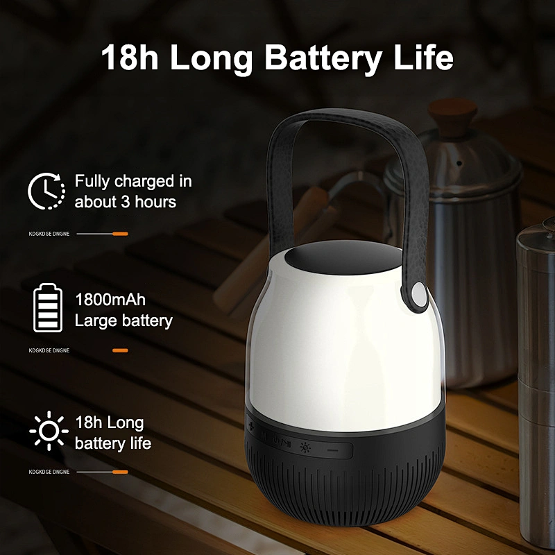 New Design Mini Portable LED Light Decoration Lamp Bluetooth Speaker