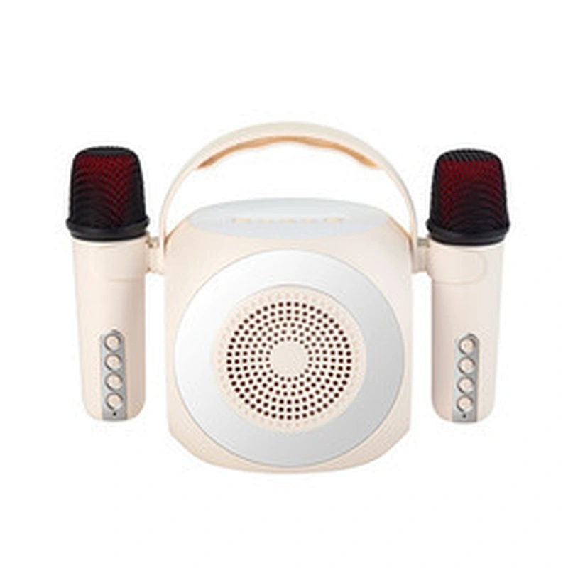 Wireless Karaoke Microphone for Kids Portable Speaker BT-Compatible Speaker with Microphone for Kids Birthday Gifts