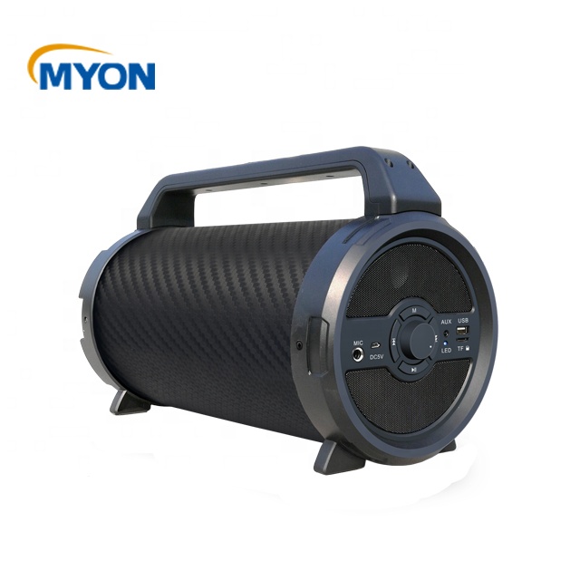 Outdoor Portable Wireless Speaker with USB/TF /FM/AUX IN/Karaoke/Color Changing Lights