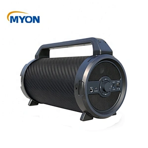 Outdoor Portable Wireless Speaker with USB/TF /FM/AUX IN/Karaoke/Color Changing Lights
