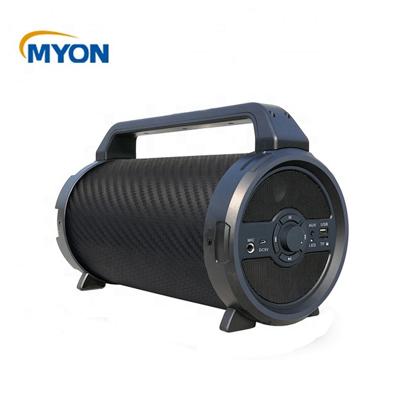 Outdoor Portable Wireless Speaker with USB/TF /FM/AUX IN/Karaoke/Color Changing Lights