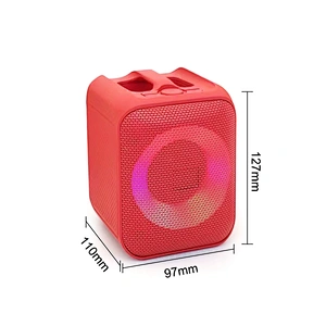 Hot Selling Professional Bass Mini Portable Square Mobile Music Subwoofer Bocinas Bluetooth Speaker Wireless With FM Radio