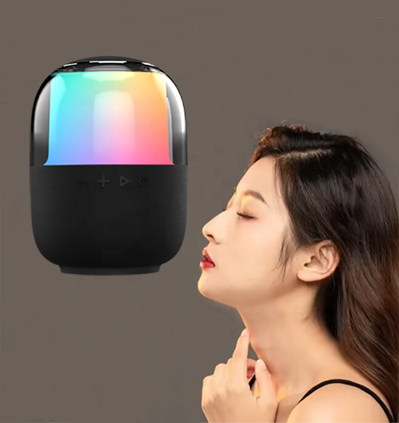 ibastek New Design Outdoor Stereo 3d bt Speakers Wireless Bluetooth Fashion Stereo With Night Light
