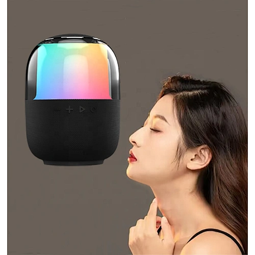 ibastek New Design Outdoor Stereo 3d bt Speakers Wireless Bluetooth Fashion Stereo With Night Light