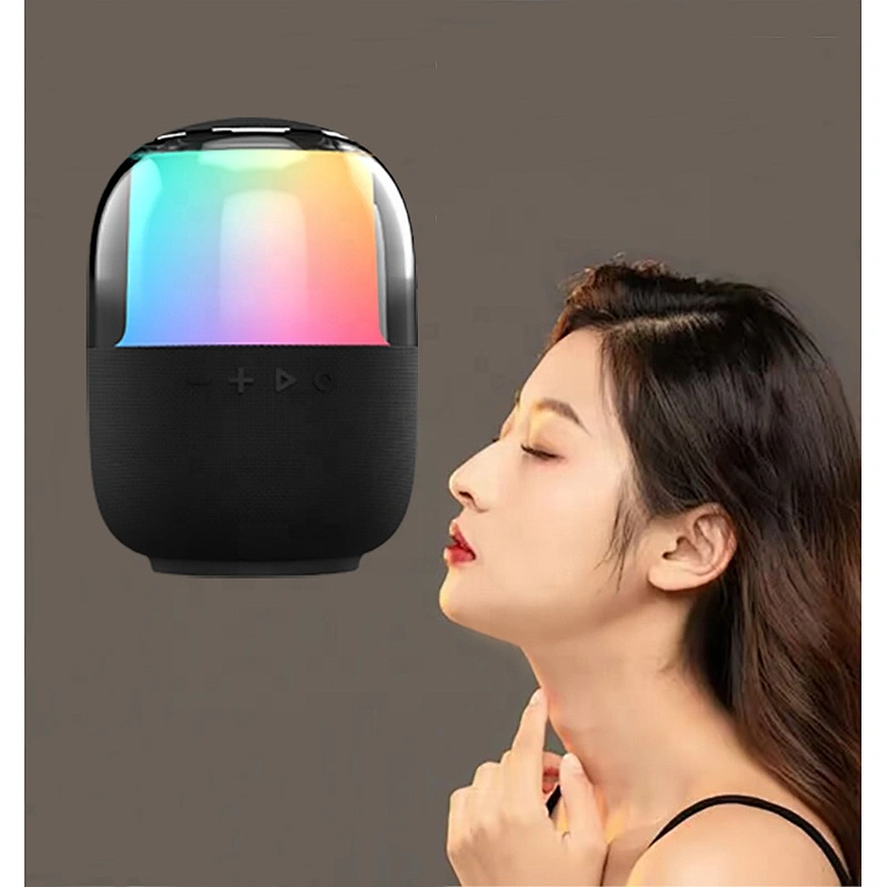 ibastek New Design Outdoor Stereo 3d bt Speakers Wireless Bluetooth Fashion Stereo With Night Light