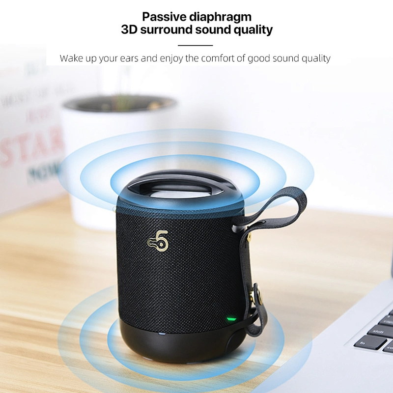 Custom music outdoor 5w 4 ohm 3d sound bluetooth speaker high quality mini plastic