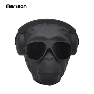 Customised Black 4ohm 5 watt Full Range Animal Monkey Wireless Speakers Bluetooth Original