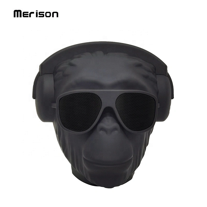 Customised Black 4ohm 5 watt Full Range Animal Monkey Wireless Speakers Bluetooth Original