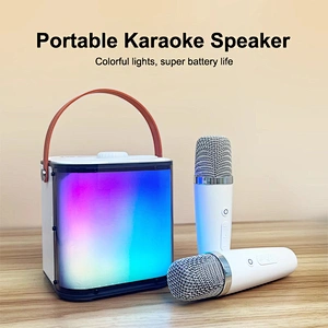 High Quality Music Dazzle Sound Atmosphere Light Subwoofer Wireless Bluetooth Speaker with Microphone